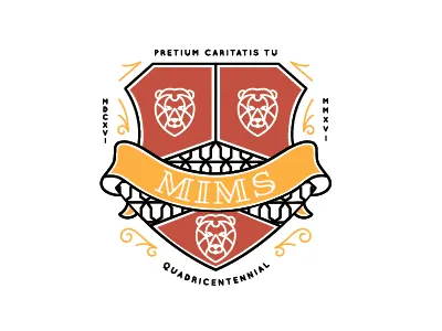 Modern Family Crest ancestry badge dapper ink family crest illustration line art modern royal