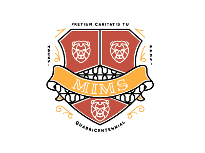 Modern Family Crest ancestry badge dapper ink family crest illustration line art modern royal