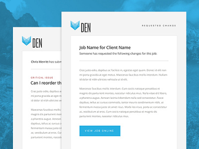 Den System Emails dapperink email system templates web