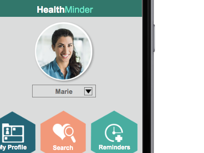 Health Minder Prototype health app prototype ui design ux