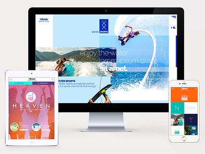 HBC IOS Web & Mobile App Redesign design hillside interface ios iphone mobile redesign sports user water web