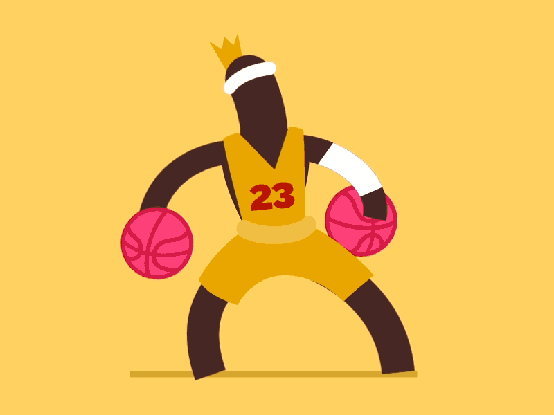 King James 2016 animation basketball champion championship design dribble finals gif lebron motion nba