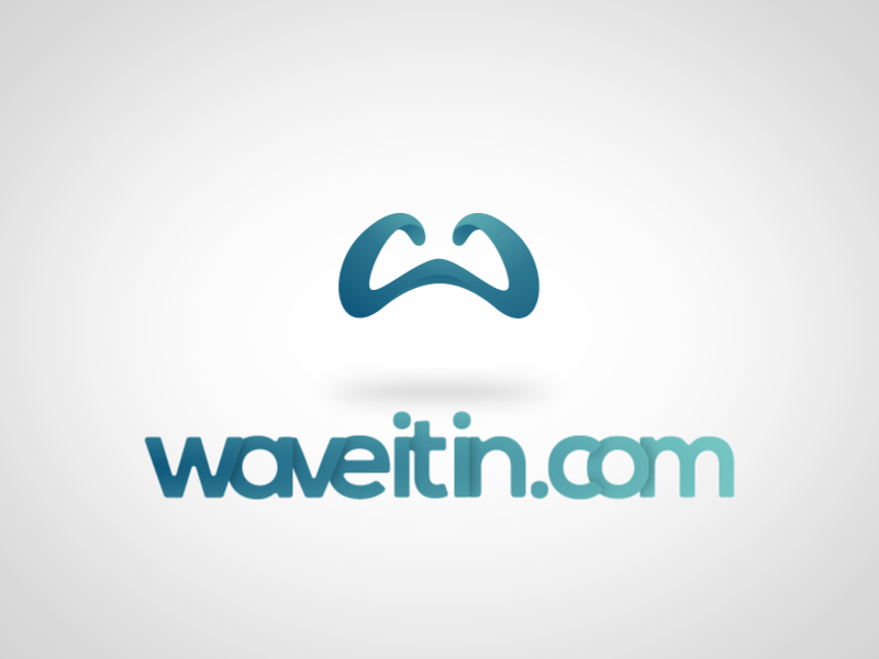 WaveItIn Living Logo after effects animation branding living logo logo typography