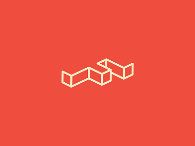 Flatscope IV 3d branding hand drawn handmade lettering logo monogram negative space print type typography