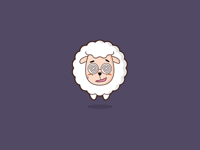 Mia's dizzy day animal cry dizzy expression sad sheep