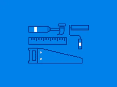 Goodcall tools illustration illustrator line lines minimal tools vector