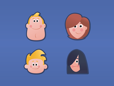 Incredibles cartoon family icons incredibles superhero