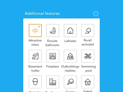 Filter Item shot blue filter housing icons
