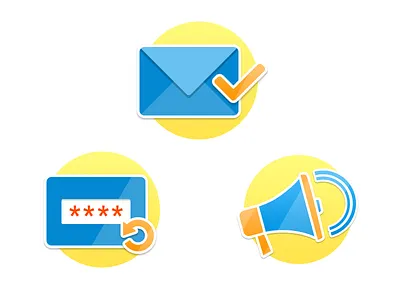 Mail Password Subscribe email flat forgot icon icons illustration mail material password reset speaker subscribe