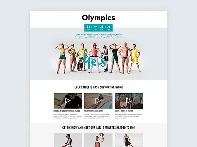 Olympics Page 2016 athletes brazil landing olympics optus telco ui web