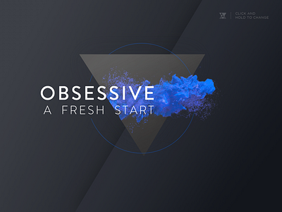 Obsessive blue colors design sketch ui ux web website