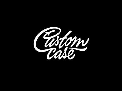 CustomCase calligraphy custom hand lettering lettering logo logotype typerface typography