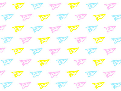 Lovely planes color graphicdesign illustration pattern