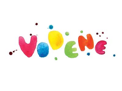 Watercolor lettering children colorful fun kids lettering school typography watercolor