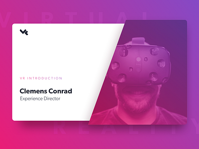 Vectorform VR Slide ar augmented reality deck detroit htc presentation slide ux meetup vectorform virtual reality vive vr