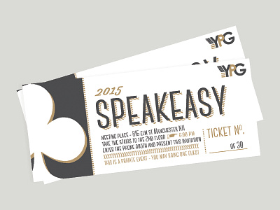 Speakeasy event invitations speakeasy tickets