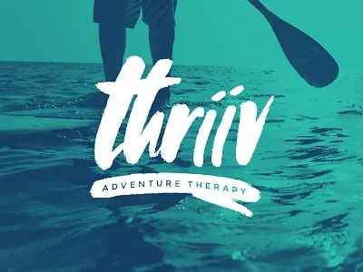 thriive brush logo paddleboard therapy