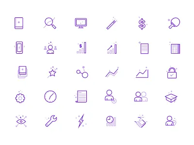 Icon Set branding design icon design icons illustration illustrator