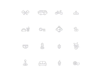 Experimental Minimal Icon Collection graphix icon icon collection icons illustration minimal radical vector visual