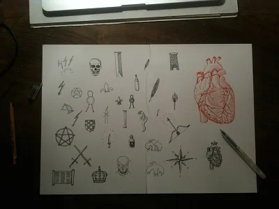 Macbeth drawings heart macbeth sketches