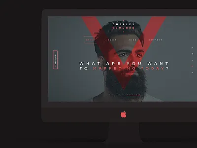 Marketing consultant personal site clean design flat page site ui ux web www