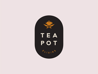 Teapot branding cannabis tea logo medibles packaging pot tea weed