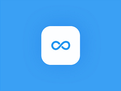 Infinity Icon app apple icon ios ui ux