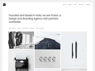 Proton Template Minimal Verison agency minimal portfolio
