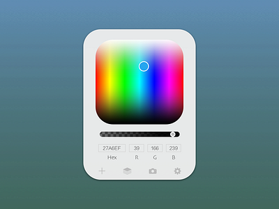 DailyUI - #060 - Color Picker 060 color picker dailyui opacity