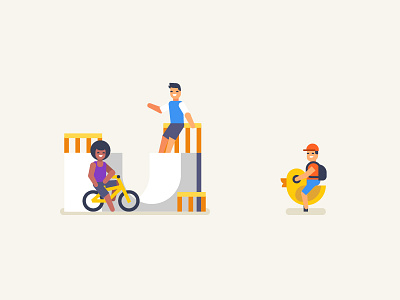 Extreme and Kids bmx extreme icon illustration kids stolz vkfest vkontakte