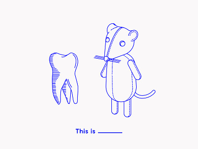 This Is ... icons illustration line mice newsletter teeth