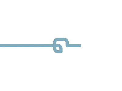 Gluru blue g geometry line minimal stroke