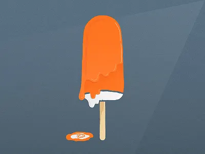 Creamsicle creamsicle illustration melting treats vector