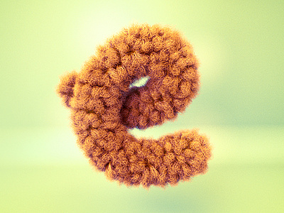 Everyday 19.06.2016 3d cinema 4d e everyday green hair octane render type typography