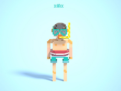 Summer! magicavoxelps software: