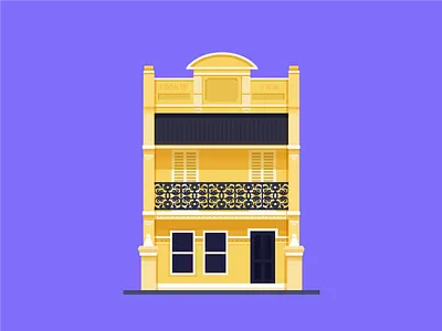St Thomas St, Waverley architecture australia home house illustration sydney terrace