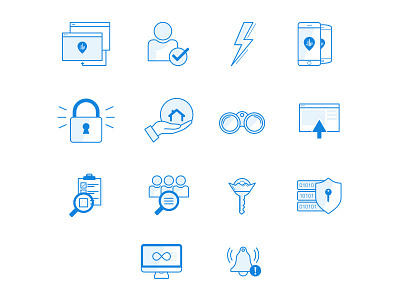 Iconpack version 1 blue crm iconpack real estate