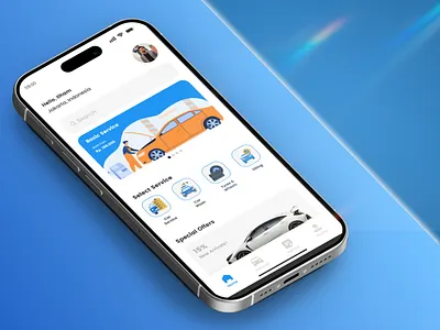 Vehicle Service App UI design app mobile app mobile app design service vehicle ui ui ui service uiux