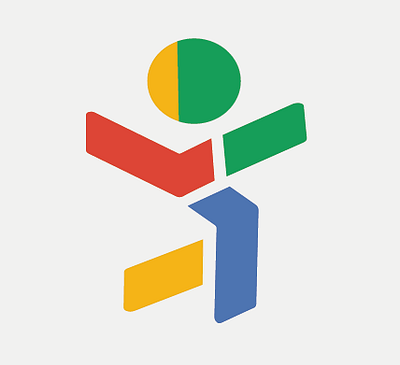 Google person color colorful google human logo small