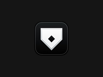 Home Plate Deals - Updated App Icon app apple base baseball behind the scenes dark deal food giveaway home icon ios minimal mlb plate sport subtle work in progress