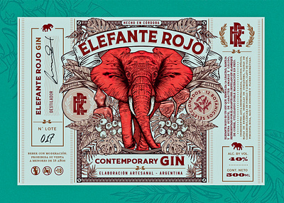 ELEFANTE ROJO LABEL PROPOSAL