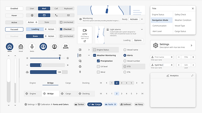 UI components dashboard industry maritime open source openbridge ui ui kit