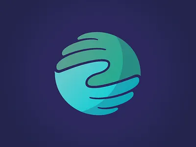 Round Place earth hands handshake hug logo place planet round round place roundplace.com shake hands world