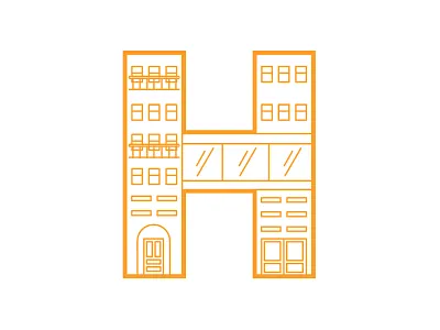 Hotel hostel hotel icon iconography illustration line travel type