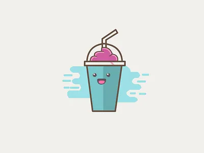 Slurpee cute drink kawaii slurpee vector