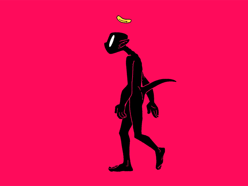 Ancient demon walk cycle angel animation black cartoon cool creature design heaven hell holy illustration loop
