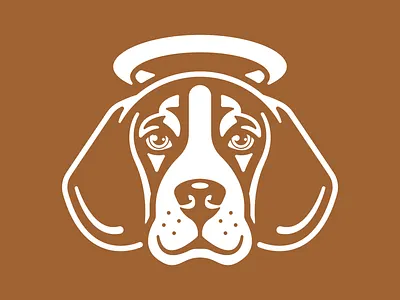 All Dogs Go To Heaven angel beagle dog halo pet pup