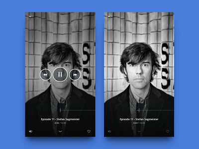 Player UI android app audio ios mobile music player podcast ui ux