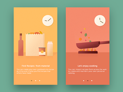 Day 023 - Onboarding cook cooking dailyui dish eat food google kitchen meal onboarding recipe ui