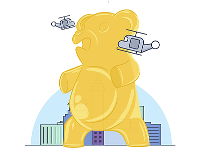 Gummy Bear Godzilla bear godzilla gummy